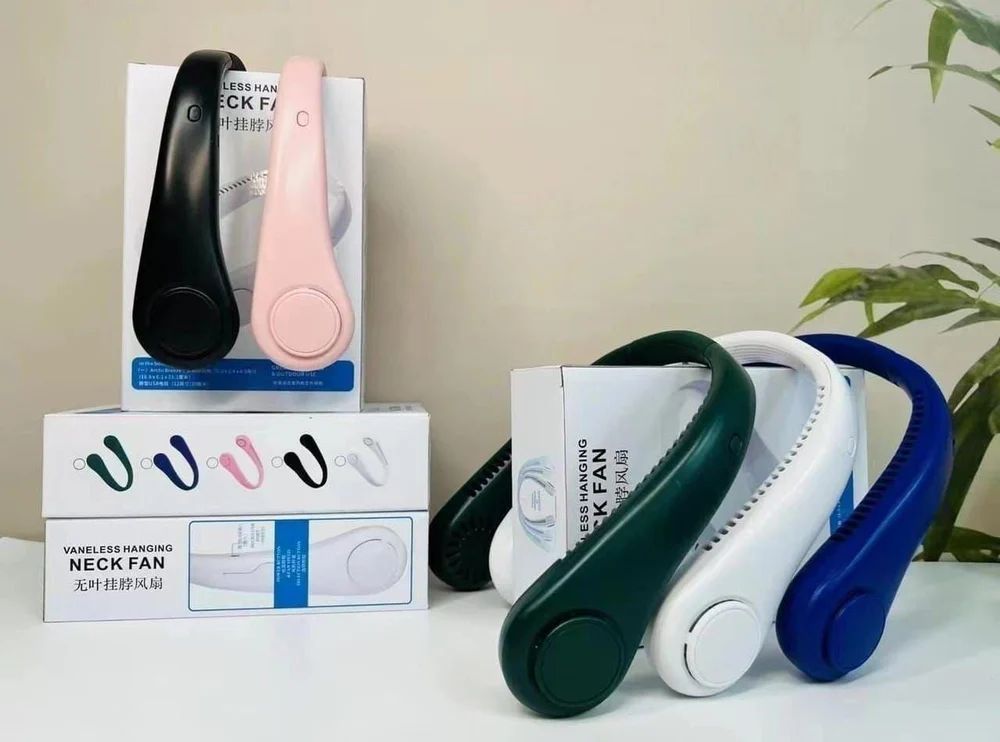 Plastic Neck Fans Chargeable, 4 hrs, 1800 mAh